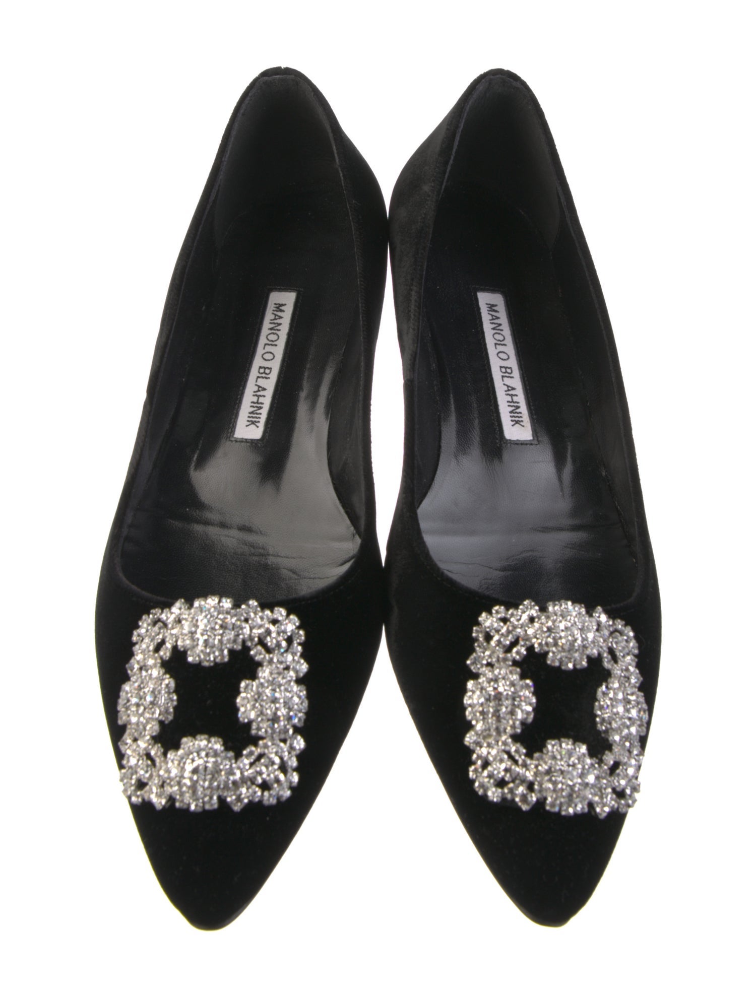 Manolo Blahnik Suede Flats